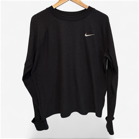 Nike Tops - Nike Womens Dri-Fit Sphere Thermal Running Top Long Sleeve Black Size L